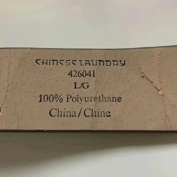 Chinese Laundry faux leather speckled  bronze belt - Picture 8 of 9